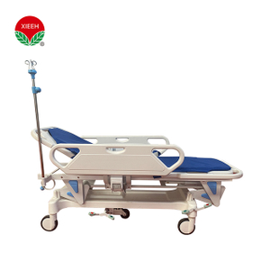 XIEHE الطبية قابلة للطي قابل للتعديل سيارة الإسعاف نقل المريض سرير الطوارئ مستشفى نقالة عربة